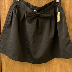 Bethany Mota black skirt with bow detail